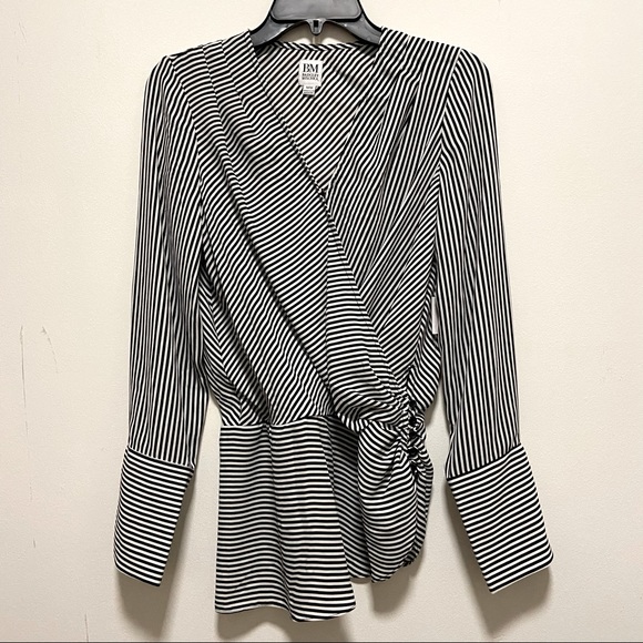 Badgley Mischka Tops - Badgley Mischka Striped Blouse